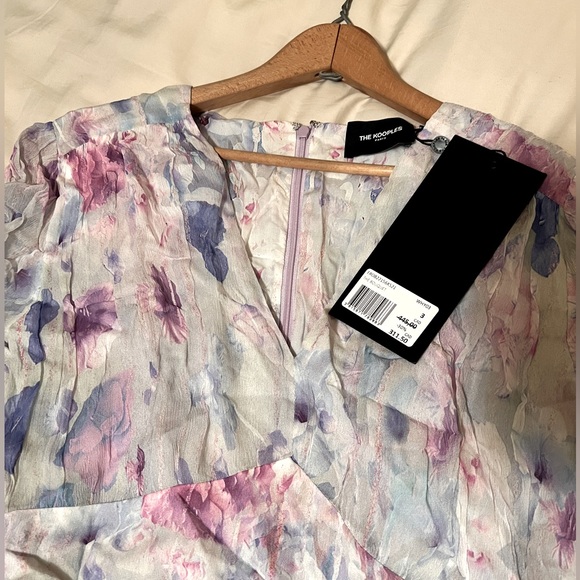 The Kooples Floral Print Knee Length Dress - Picture 2 of 3